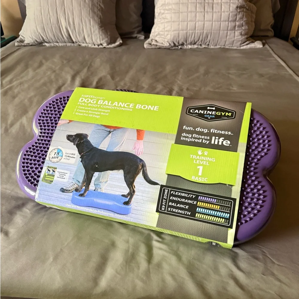 Purple Dog Balance Bone by K9FITbone - Picture 3 of 3